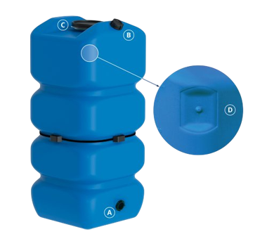 Citerne à eau Aquablock M